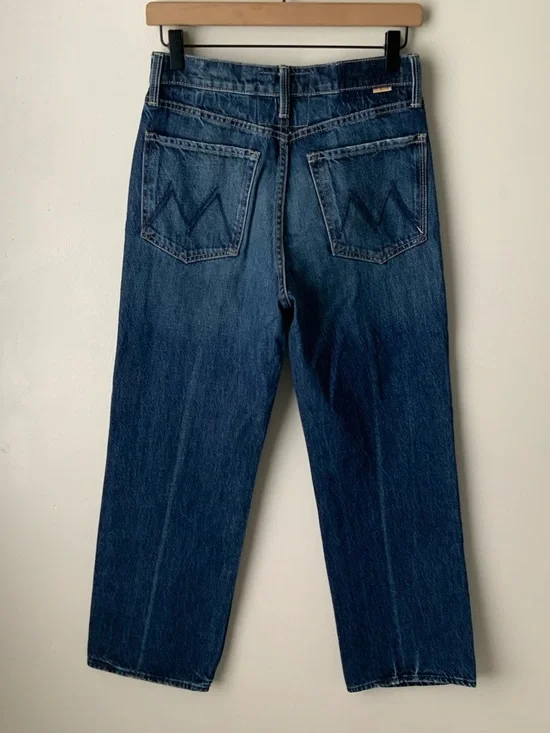 MOTHER SUPERIOR Jeans Rambler Ankle Well Stacked Blue Size 26 - Picture 5 of 15